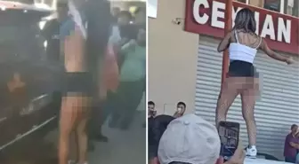 Antalya'daki festivalde soyunarak twerk yapan kadını görenler neye uğradığını şaşırdı