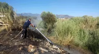 Arazi yangınlarına itfaiyeden hızlı müdahale