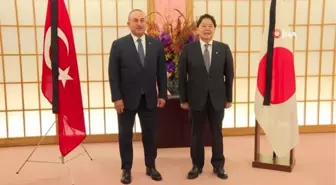 Bakan Çavuşoğlu, Japon mevkidaşı Yoshimasa ile bir araya geldi