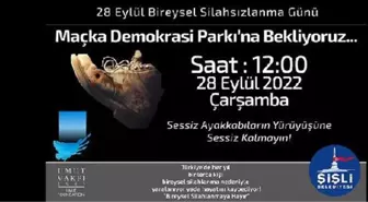 Bireysel silahlanma 'sessizce' protesto edilecek