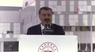 Sağlık Bakanı Koca Etlik Şehir Hastanesi açılışında konuştu