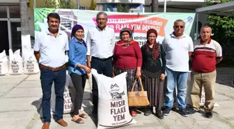 Mersin haberleri: Mersin Büyükşehir'den Erdemlili Yetiştiricilere Yüzde 50 Hibeli Yem Desteği