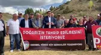 Sivas haberi: Ulaş Karasu'dan Maden Protestosuna Destek: 'Yer Altı Kaynakları Satılarak AKP İktidarı Ayakta Tutunmaya Çalışıyor'