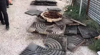 Çalıntı rögar kapağı ve mazgalları satan 2 şahıs yakalandı