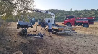 Son Dakika | TARLAYA UÇAN OTOMOBİLİN SÜRÜCÜSÜ ÖLDÜ