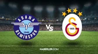 Adana Demirspor - Galatasaray canlı izle! 1 Ekim Cumartesi Adana Demirspor - Galatasaray maçı saat kaçta, hangi kanalda? Maçın hakemleri kim?