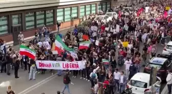 İtalya'da İranlı Mahsa Emini'nin ölümü protesto edildi