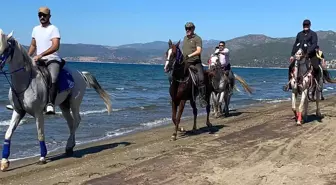 Manisa spor haberleri | Salihli Atlı Spor Kulübü'nden deniz kenarında safari