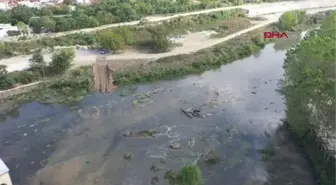 TUNCA NEHRİ'NDE DSİ EKİPLERİNİN TEMİZLİĞİ BAŞLADI