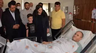 Son dakika gündem: AK PARTİ GENEL BAŞKAN YARDIMCISI SARIEROĞLU'NDAN YARALI POLİSE ZİYARET