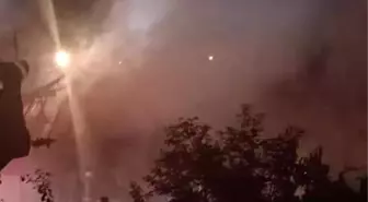 Kütahya haberi! Gediz'de 2 katlı ahşap ev yandı