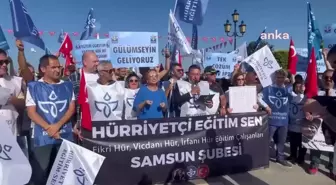 Samsun haberleri... Hürriyetçi Eğitim-Sen Samsun Şubesi: 'Meslektaşlarımıza Boş Öğretmen, Çapulcu Öğretmen ve Manipülatör Öğretmen Unvanlarını Verenleri de Unutmayacağız'