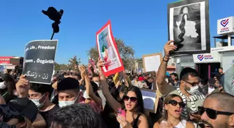 Son dakika haberleri! İranlı Mahsa Emini'nin ölümü Kadıköy'de protesto edildi