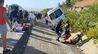 Muğla'da tur otobüsü kaza yaptı: 1'i ağır 10 yaralı