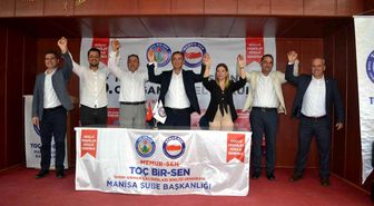 Manisa politika haberleri | TOÇ Bir-Sen Manisa Şube Başkanı Bayil, güven tazeledi