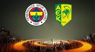 Fenerbahçe-AEK Larnaca maçı canlı anlatım! Kadıköy'de bir gol daha