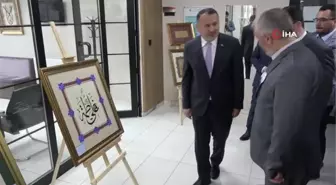 Kütahya yerel: Kütahya'da görev yapan hattat iki din görevlisi eserlerini sergiledi