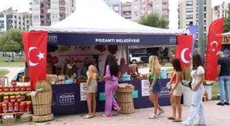 Adana haber | Pozantı'nın organik lezzetler standına yoğun ilgi