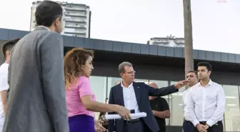 Vahap Seçer, Kültür Park'ta Yapımı Süren Adres Okuma Salonu'nu İnceledi