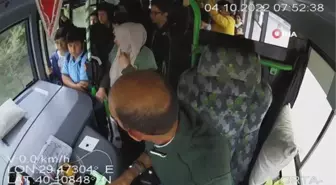 Otobüs şoföründen hayat kurtaran hareket... Fenalaşan öğrenciyi hastaneye böyle yetiştirdi