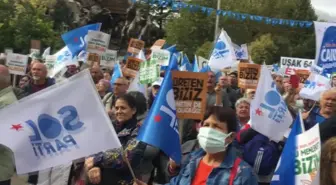 Uşak haberi: Sol Parti'nin Uşak'taki 'Üretici Mitingi'nde Konuşan Üreticiler: 'Köylü Aç, Sefil. Üretiyoruz Ama Tüketemiyoruz'