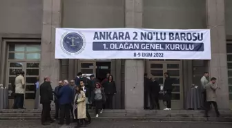Ankara haber! Ankara 2 No'lu Barosu başkanlığına Sabri Hafif seçildi