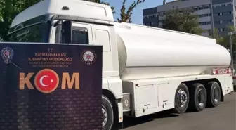 Batman haberi... Batman'da durdurulan tankerde kaçak akaryakıt ele geçirildi