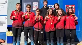 Çek Cumhuriyeti'nde Short Track Danubia -1 yarışmasında madalya yağmuru