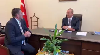 Bakan Çavuşoğlu, Nicolae Georgescu ve beraberindeki heyet ile görüştü
