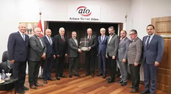 Merkez Bankası Başkanı Kavcıoğlu, ATO Başkanı Baran'ı Ziyaret Etti... Baran: 'Türkiye, Dünyada Güvenli Bir Ada Olarak Kalmayı Başaran Bir Ülke'