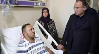 Son dakika haberleri! Bakan Bozdağ yaralı madencileri ziyaret etti