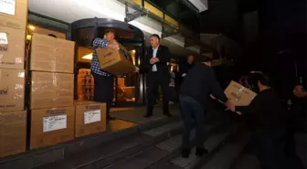 Samsun haber! Samsun'daki eczacılardan Bartın'a destek