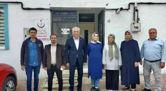 Yeni aile hekimine Başkan Yaman'dan hayırlı olsun ziyareti