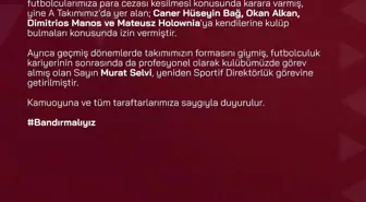 Bandırmaspor yönetiminden sporculara para cezası