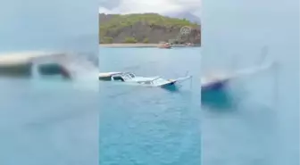 Antalya haberi... Antalya'da batan tekne parçalanarak sahile vurdu