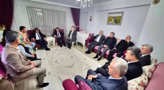 Son dakika haberleri... Karabük protokolünden maden şehitlerinin aileleri ile yaralı madenciyi ziyaret