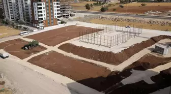 Şanlıurfa haberleri | Karaköprü'de yeni spor sahalarının yapım çalışmaları sürüyor