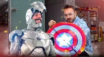 Iron Man zırhı yandı! Tolga Özuygur'un atölyesini gezdik!