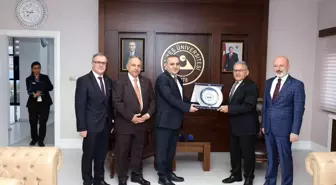 Belediye başkanlarından rektörlere ziyaret