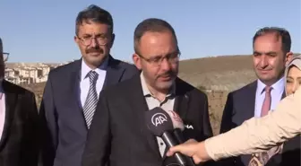 Kütahya haberi... Bakan Kasapoğlu, Kütahya'da yeni stat yapılacak araziyi inceledi