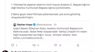 İçişleri Bakan Müşaviri Gültekin'den gazeteci Avşar'ın iddialarına yanıt: 'Sizin yalanlarınızla sonuna kadar mücadeleye devam edeceğiz'