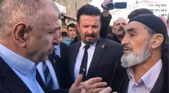 ÜMİT ÖZDAĞ, KENDİSİNE 'UCUBE' DİYEN VATANDAŞLA TARTIŞTI