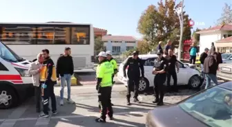 Edirne haberi... Edirne'de zincirleme kaza: 1 yaralı