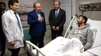 Son dakika haberi: TBMM Başkanı Şentop trafik kazası geçiren Binali Yıldırım ile Şamil Ayrım'ı ziyaret etti