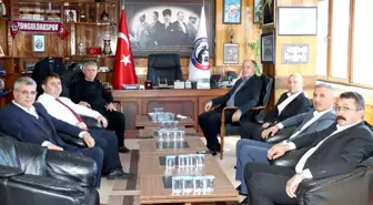 Yol-İş ve Koop-İş sendikalarından GMİS'e taziye ziyareti