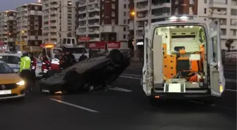 Son dakika haberleri! Diyarbakır'da takla atan otomobilin sürücüsü öldü