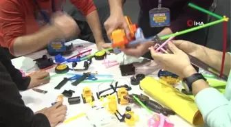 ESOGÜ'de hurda malzemelerden yapılan robotlar yarıştı