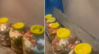 Kaynananın, gelinine ayırdığı turşu bidonu görenleri adeta şaşkına çevirdi: Anne bu ne