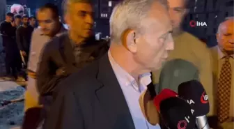 Küçükçekmece'de inşaatın istinat duvarı çöktü