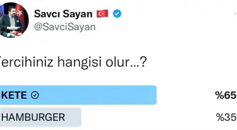 Başkan Sayan sosyal medyada yiyecek anketi yaptı